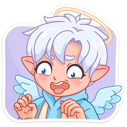 Стикер Ангел-кун