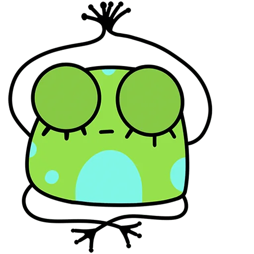 Стикер Насекомые и их знакомые Без текста