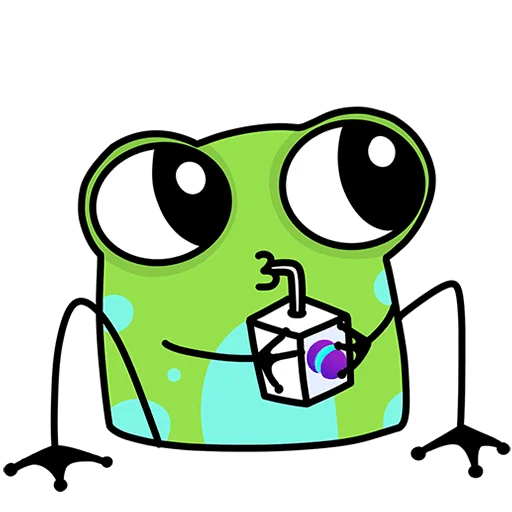 Стикер Насекомые и их знакомые Без текста