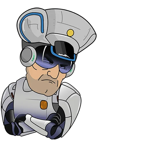 Стикер Осторожно киберземляне Без Текста