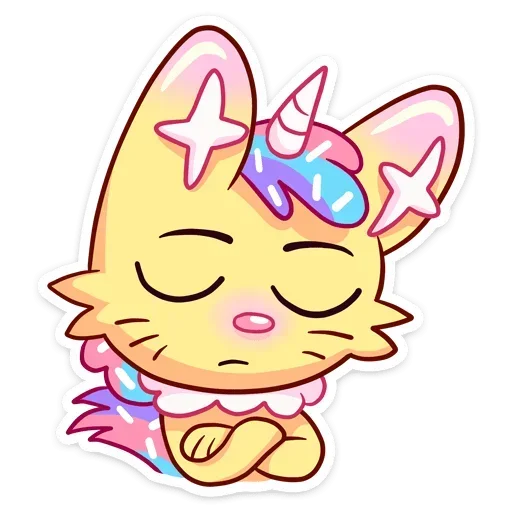 Стикер Уютненький Кэнди Кэт
