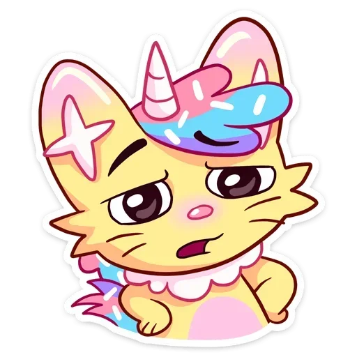 Стикер Уютненький Кэнди Кэт