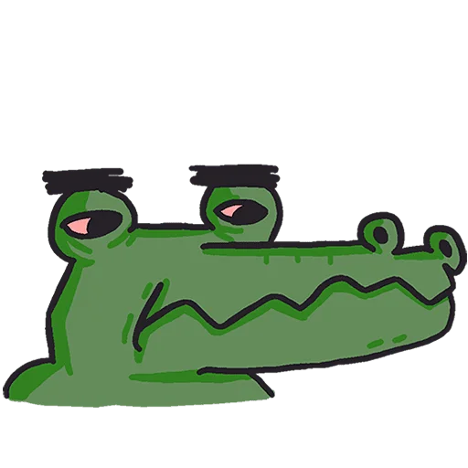 Стикер Кроко 2 Без Текста