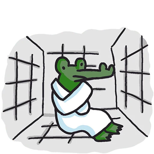 Стикер Кроко 2 Без Текста