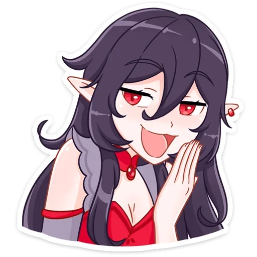 Стикер Тёмная Айрис