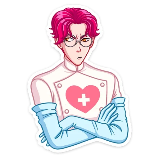 Стикер Доктор Валентайн