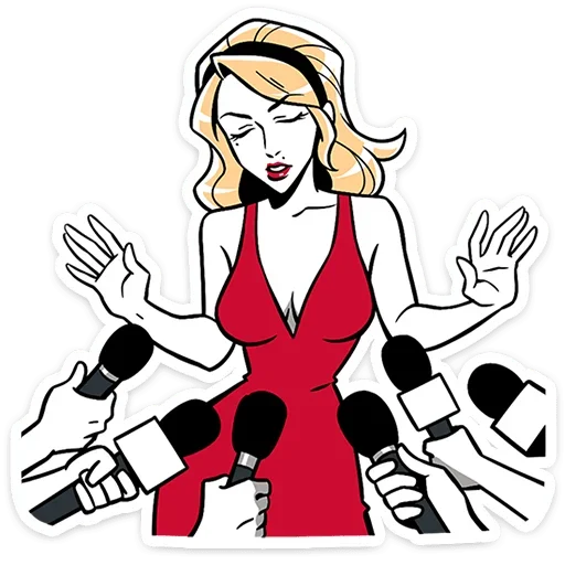 Стикер Элинор и Джордж