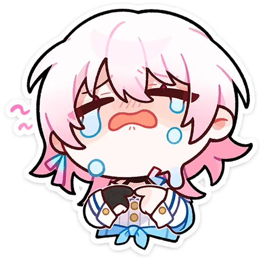 Стикер Март 7 и ее друзья