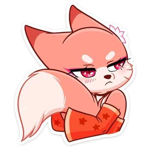 Стикер Кицунэ Аи