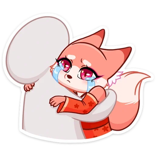Стикер Кицунэ Аи