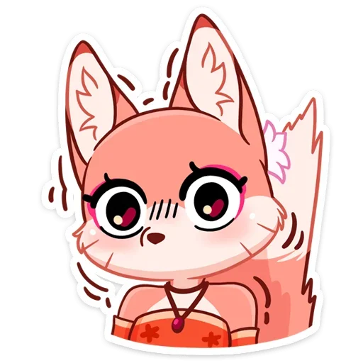 Стикер Кицунэ Аи