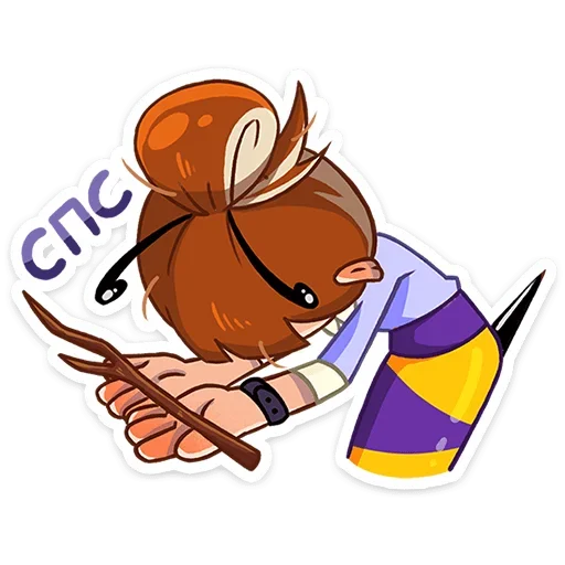 Стикер Пчелка Ксюша