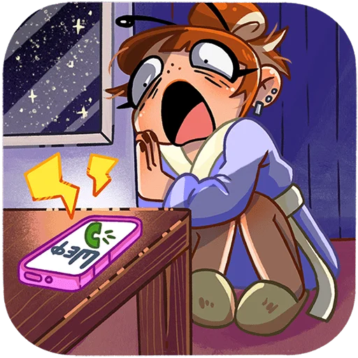 Стикер Пчелка Ксюша Без Текста