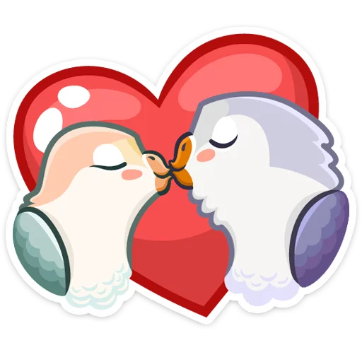 Стикер Неразлучники