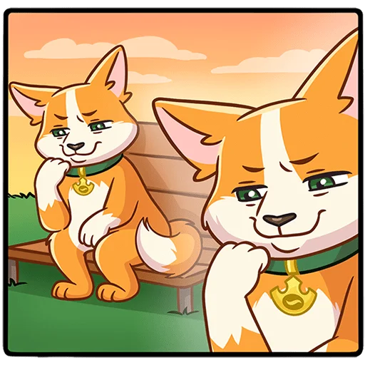 Стикер Миксик и жиза Без Текста