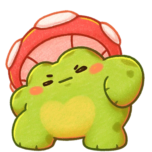 Стикер Жабчик Мухоморов Без Текста