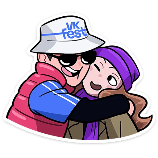 Эмодзи Фестивалим вместе