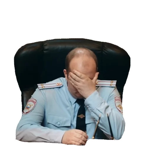 Стикер Полицейский с рублёвки. Володя