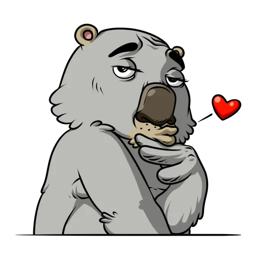 Стикер Вомбат