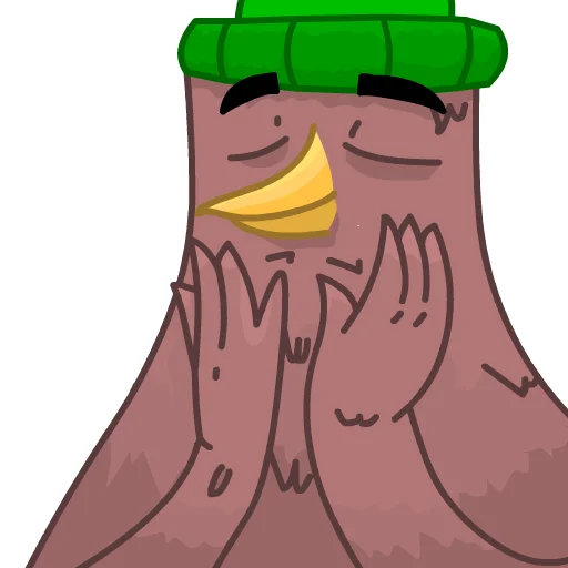 Стикер Воробей FM