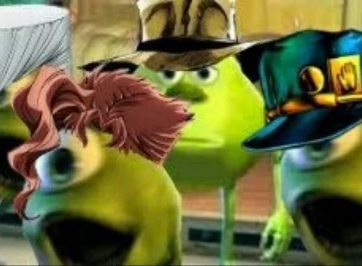 Стикер ДжоДжо головного мозга