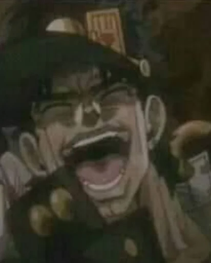 Стикер ДжоДжо головного мозга