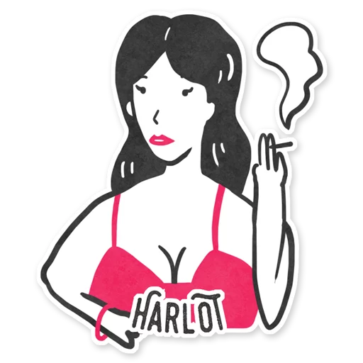 Стикер werewolf game cards