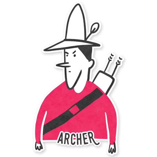 Стикер werewolf game cards