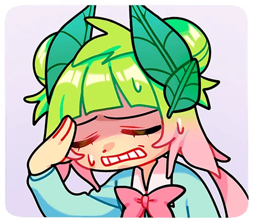 Стикер Весли без надписей