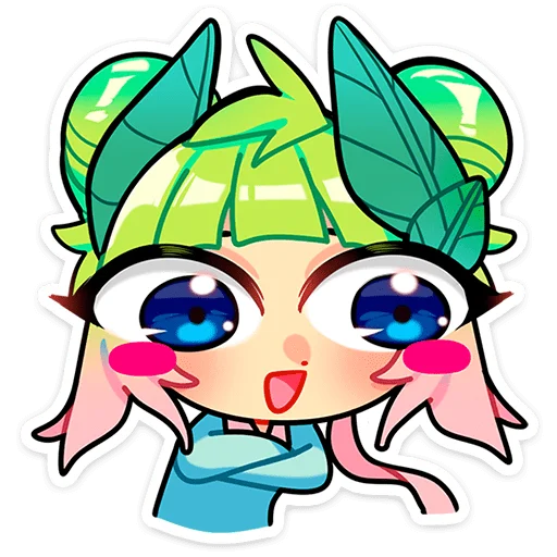 Стикер Весли без надписей