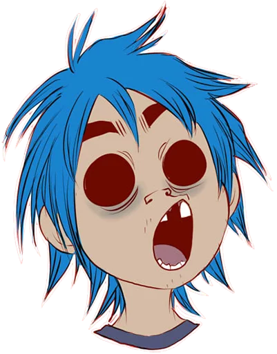 Стикер Whimsicalcannibal X Gorillaz