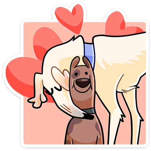 Стикер Белый