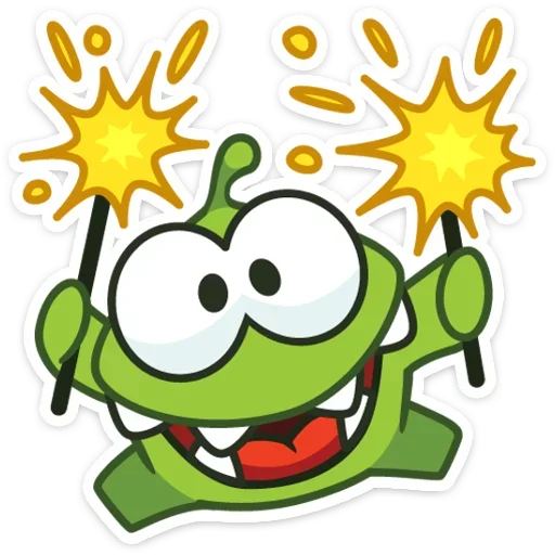 Стикер Зимний Ам Ням