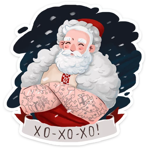 Стикер Зимушка ·