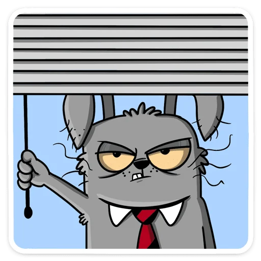 Стикер Заяц Яков