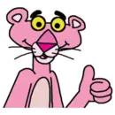 Стикер Pink Panther