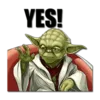 Стикер Yoda