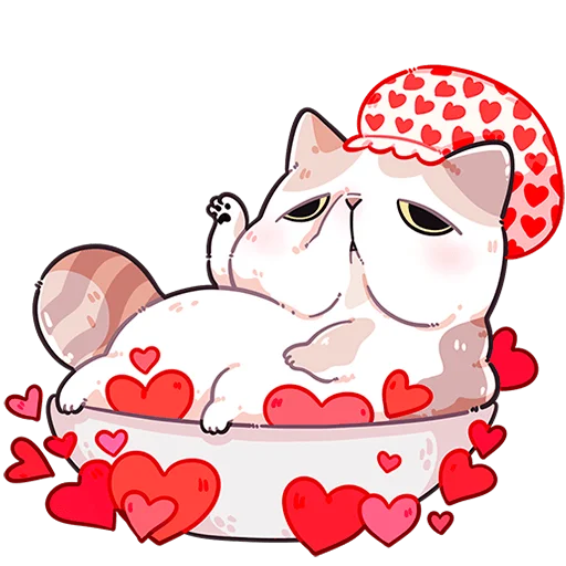 Стикер Йогурт и Фасолька Без Текста