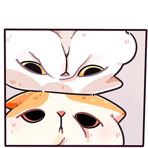 Стикер Йогурт и Фасолька Без Текста