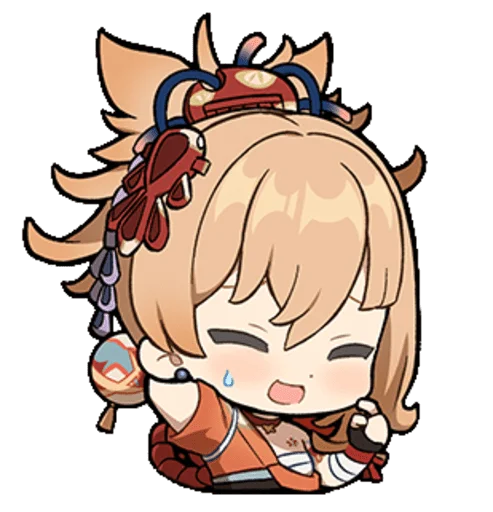 Стикер yoimiya is my wife