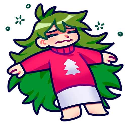 Стикер Еля без надписей