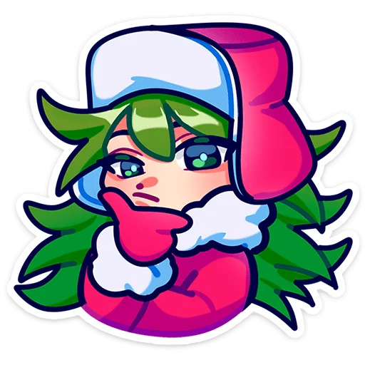 Стикер Еля без надписей