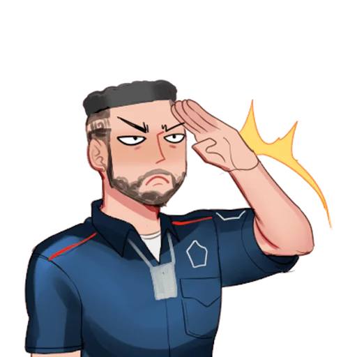 Стикер Полицей