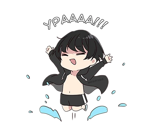 Стикер Юрудура-кун 3