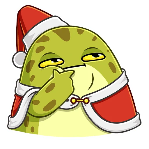 Стикер Праздник с Жабкой