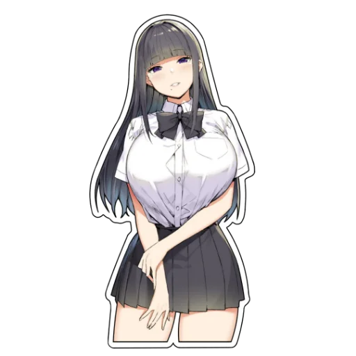 Стикер Зажиточные школьницы