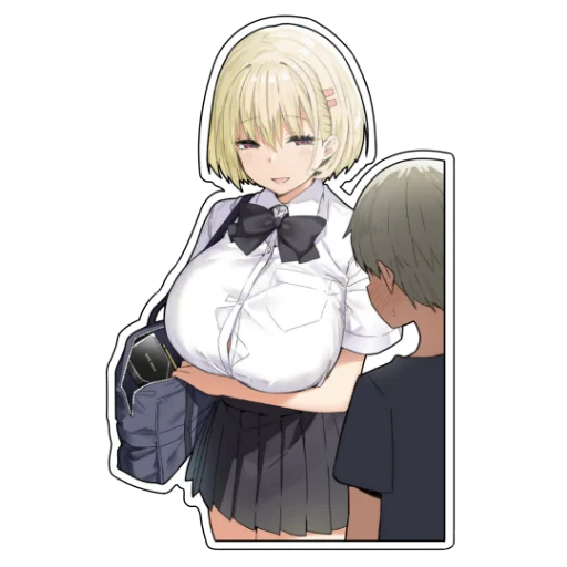 Стикер Зажиточные школьницы