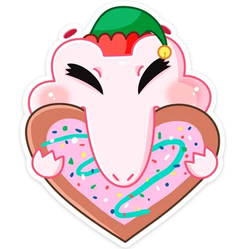 Стикер Эльф Зефир