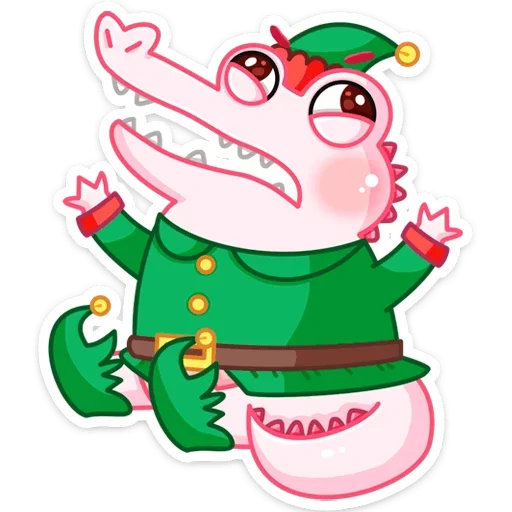 Стикер Эльф Зефир