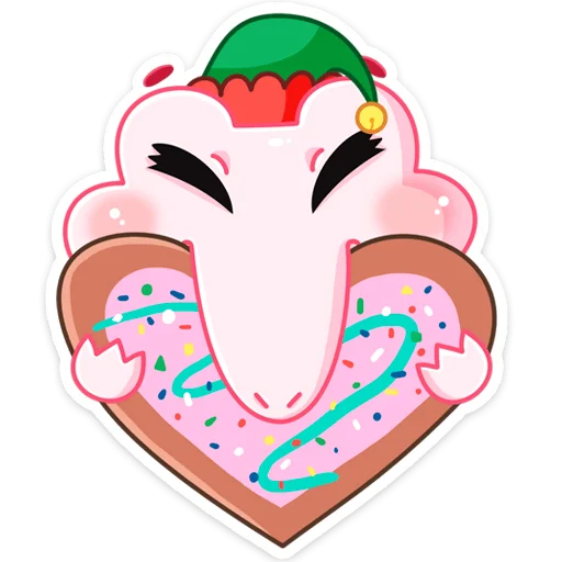 Стикер Эльф Зефир